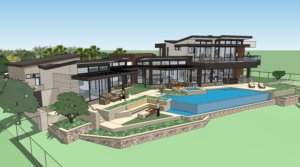 Custom Home Rendering at The Summit
