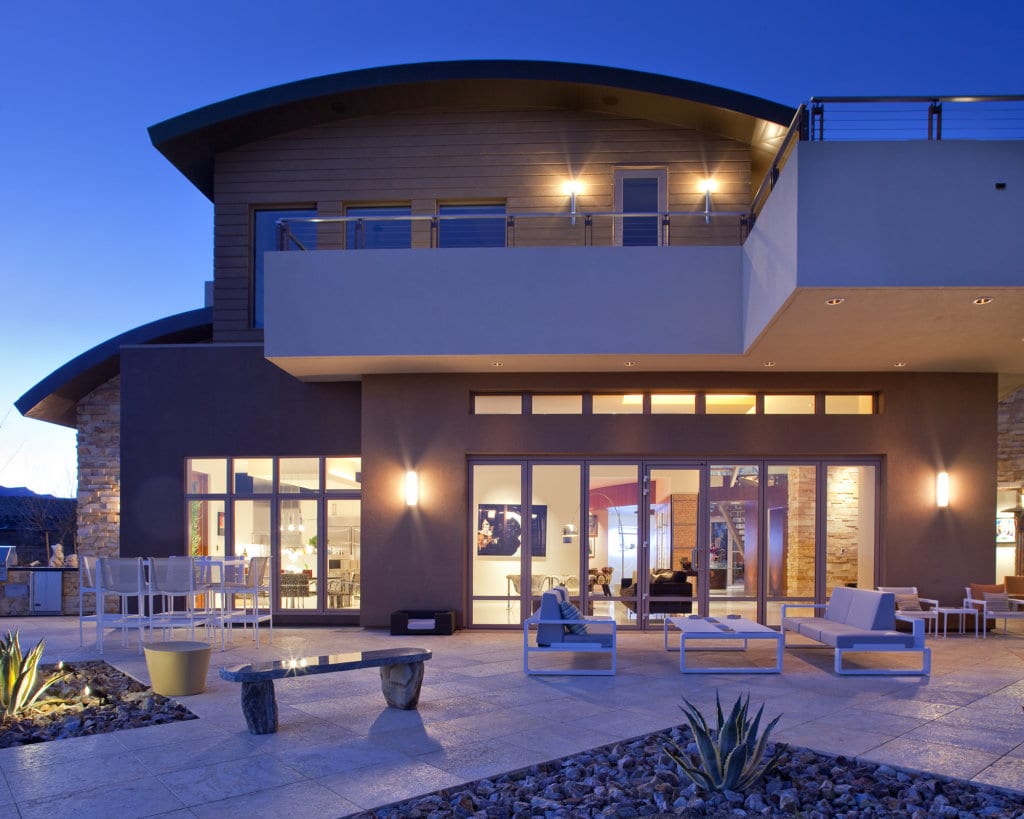 Custom Home At The Ridges Exterior At Night