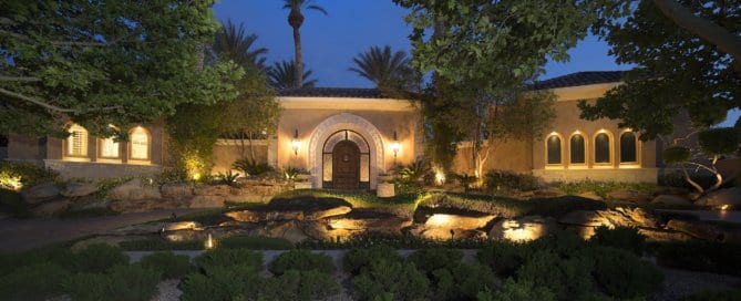 Custom Home at Eagle Hills Front