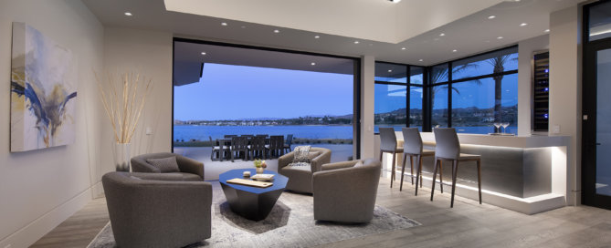 Custom Home Technologies - Bar - Estates at Reflection Bay - Merlin Custom Home Builders