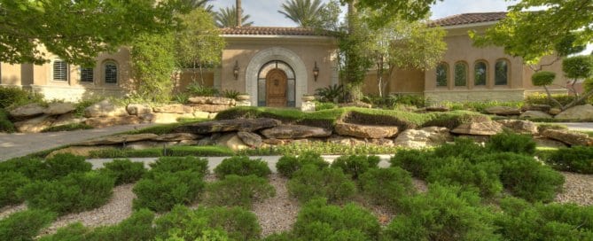 Custom Home at Eagle Hills Front