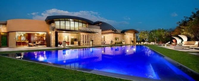 Custom Home and Pool House at The Ridges
