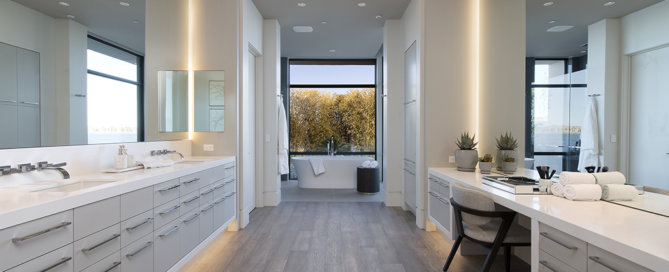 Master Bath Estates At Reflection Bay - Las Vegas - Merlin Custom Home Builder