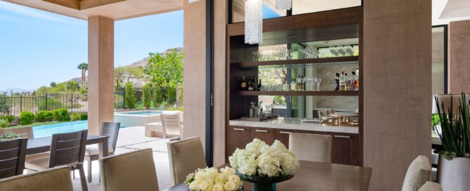 Red Rock Country Club Las Vegas - Merlin Custom Home Builders dining 3