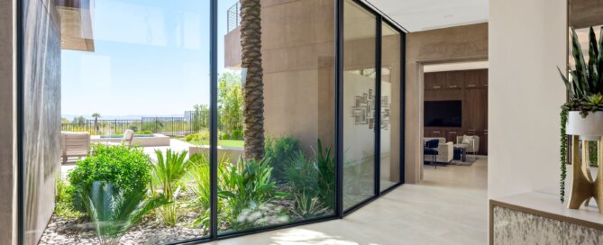 Red Rock Country Club Las Vegas - Merlin Custom Home Builders foyer - structure and processes