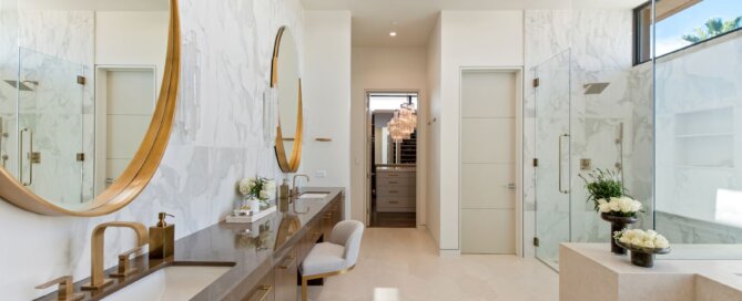 Red Rock Country Club Las Vegas - Merlin Custom Home Builders master bath 4
