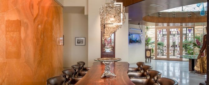 Custom Home and Pool House at the Ridges