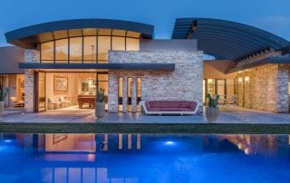 Custom Home and Pool House at the Ridges