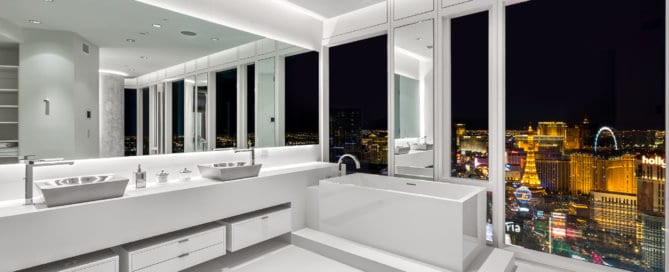 Custom Home Remodel at the Mandarin Oriental Penthouse - Las Vegas Real Estate