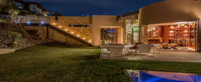 Merlin Custom Home Builders - outdoor lighting