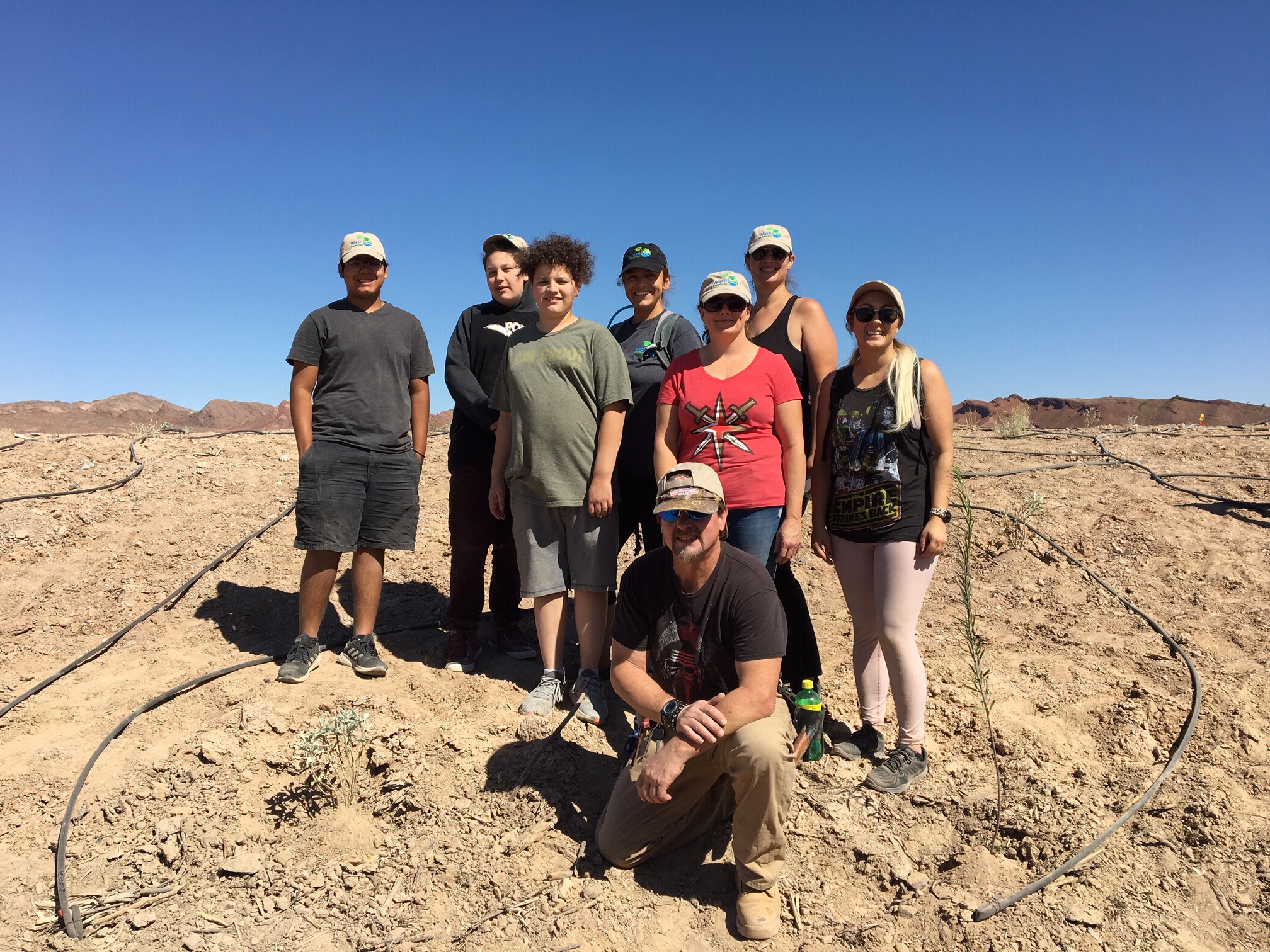 Merlin Team Volunteers at the Fall Las Vegas Wash Green-Up